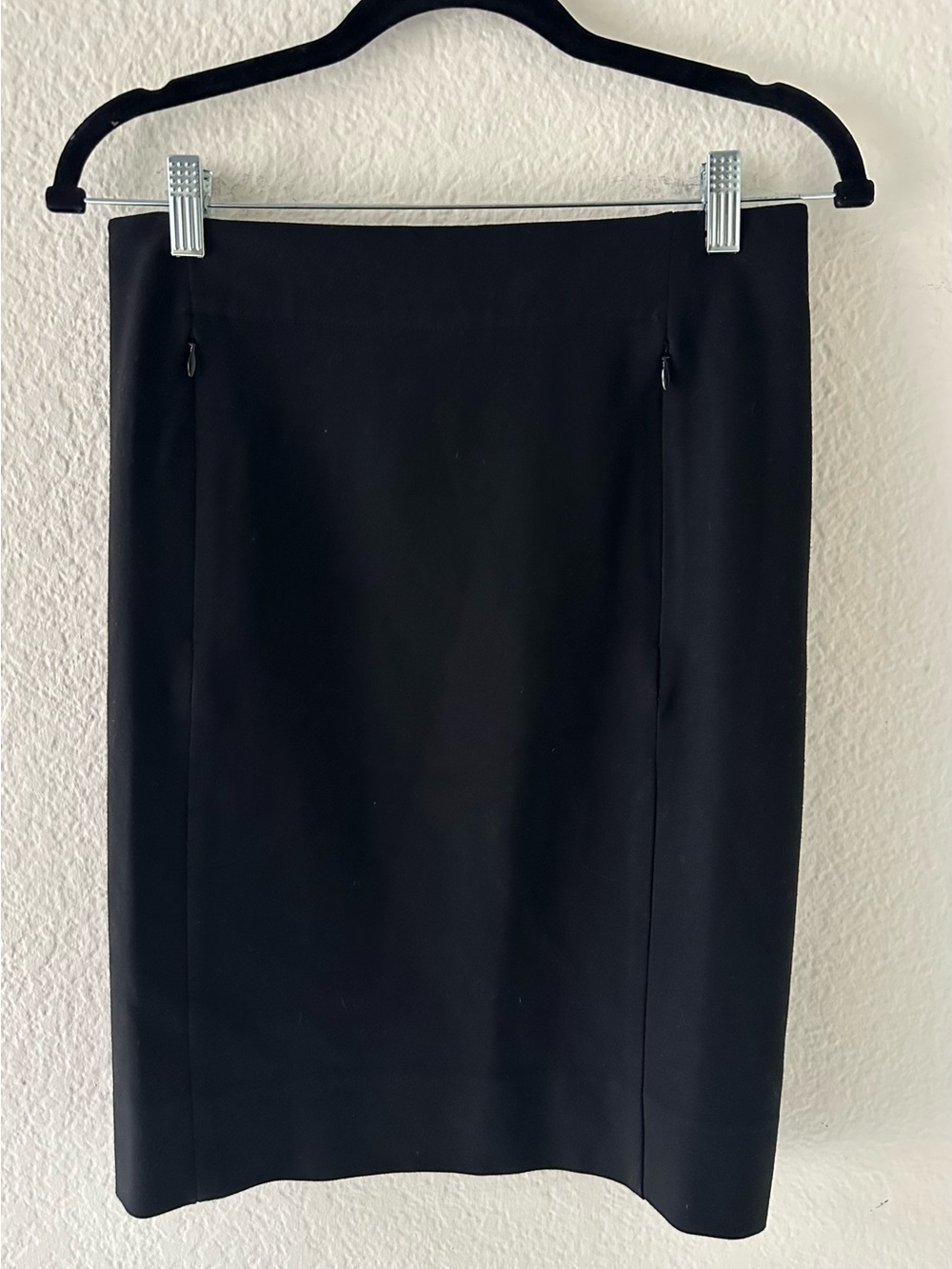 Diane Von Furstenberg Black Classic Pencil Skirt